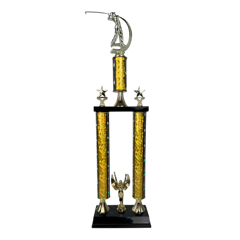 Trofeo de Tubo con Figura Serie 50 de Golf